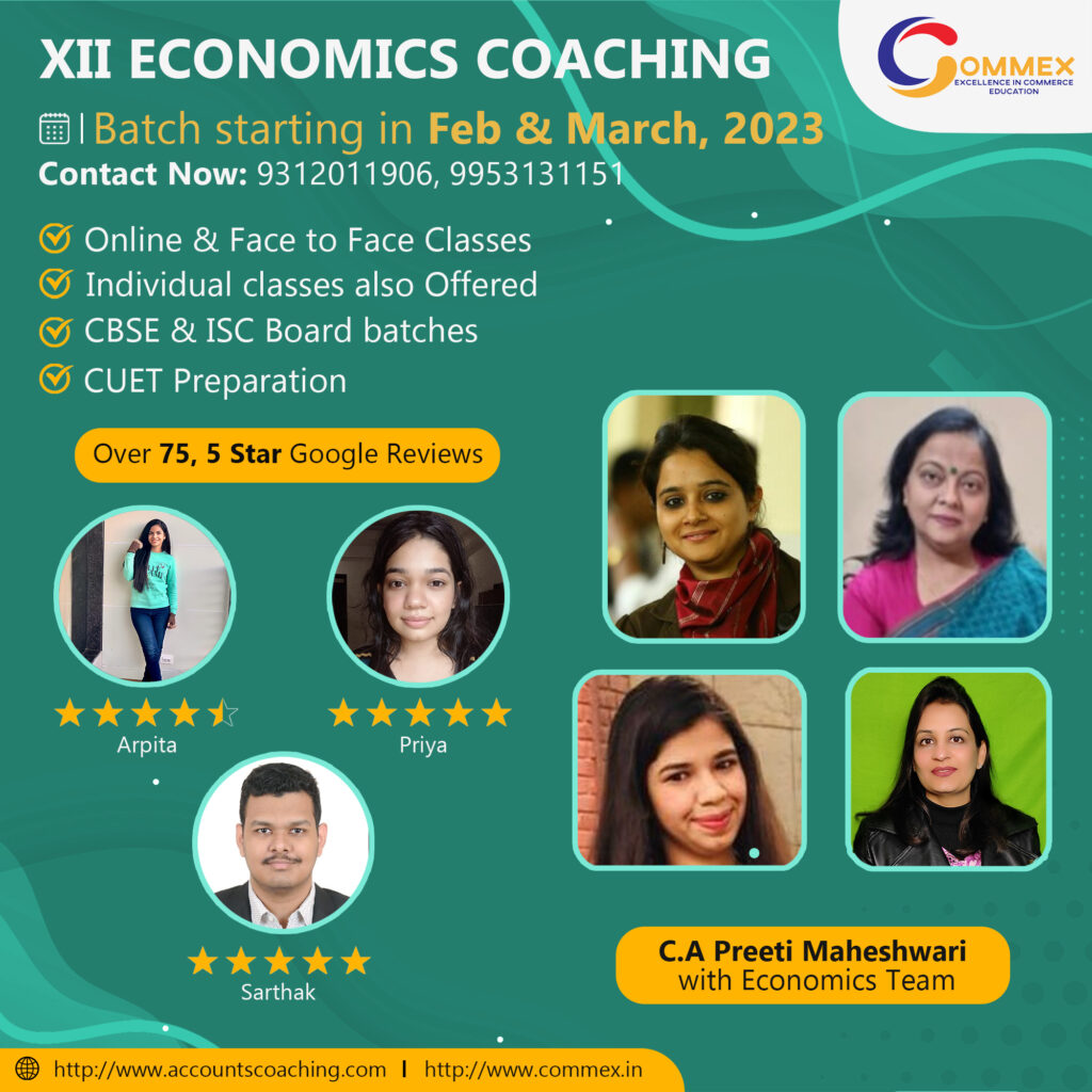Economics coaching Commex Institute
